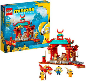 Kids will enjoy creative fun with the LEGO&#174; Minions Kung Fu Battle, featuring a buildable toy temple, figures, golden banana and more.