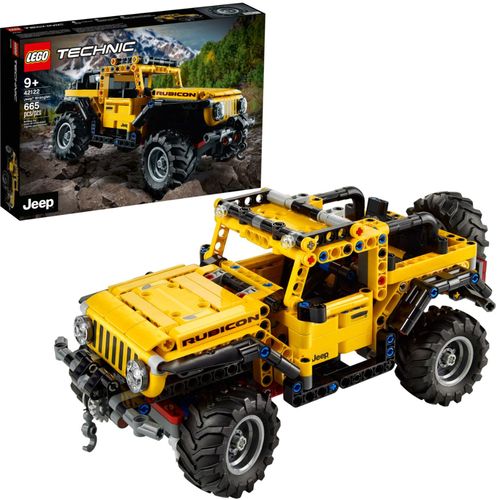 Let kids create endless off-road adventures with the feature-packed LEGO® Technic™ Jeep® Wrangler model.