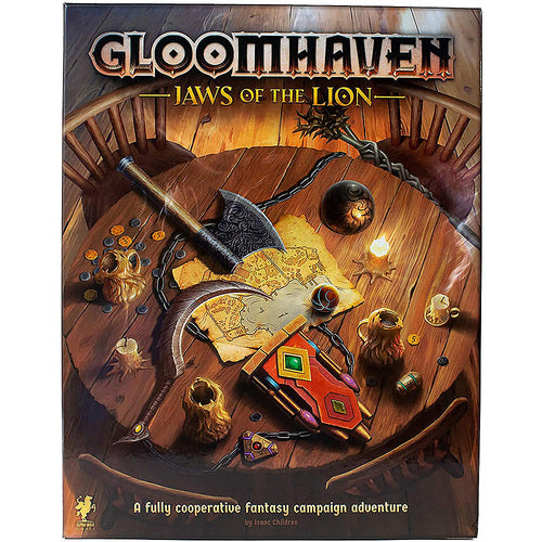 Gloomhaven Jaws of the Lion is a fully stand alone and cooperative campaign game of tactical combat set in the same unique fantasy world as its predecessor.