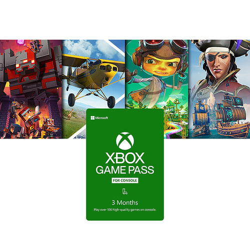 Microsoft - Xbox Game Pass for Console - 3 Month Digital Code [Digital]