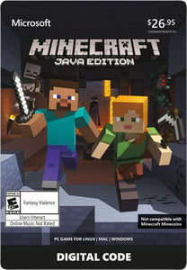 Minecraft is a game about placing blocks and going on adventures. Minecraft Java Edition gives you wide-ranging options to create new ways to play, explore the depths of your own worlds, and survive in amazing community made maps, servers and more!