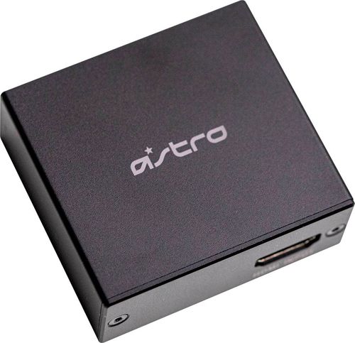 Compatible with PlayStation 5 and select ASTRO Gaming products; HDMI 2.0b adapter; additional S/PDIF port; HDCP-compliant; 4K-ready; game-to-voice balancing technology