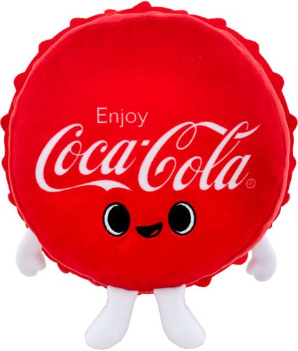 Funko collectible Coke Coca-Cola Bottle Cap in a soft plush.