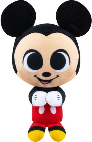 Adorable Funko collectible Mickey Mouse in a soft plush.