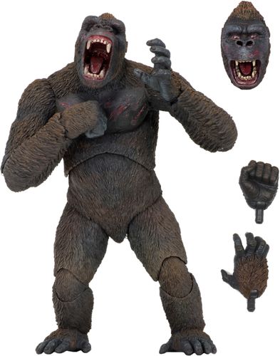 King Kong is an original take on the classic gorilla, with super detailed hair and battle wounds across the body and head sculpts.