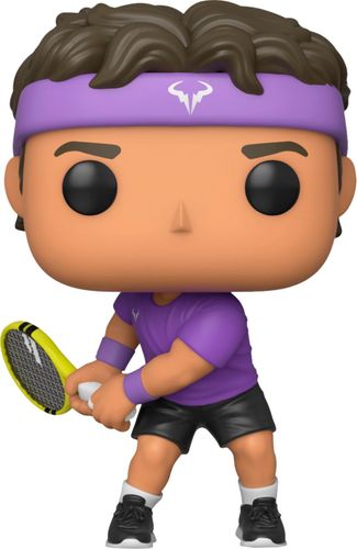 Add tennis legend Rafael Nadal to your sports collection with this Pop! of Rafael. Vinyl figure stands 3.75-inches tall.