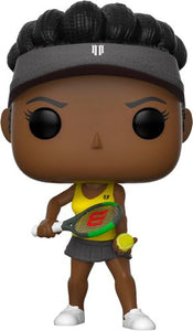 Add tennis legend Venus Williams to your sports collection with this Pop! of Venus. Vinyl figure stands 3.75-inches tall.