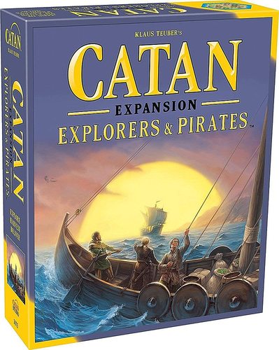 Catan: Explorers & Pirates includes 5 novel scenarios, each of which builds upon your previous experience.