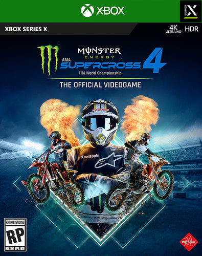 The only Official AMA Supercross Championship videogame is back, more official than ever: MONSTER ENERGY SUPERCROSS – THE OFFICIAL VIDEOGAME 4!