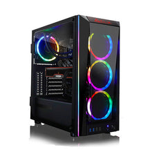 Windows 10 Home 64-bitAMD Radeon RX 6800 16GB dedicated graphicsTechnical details: Intel Core i7 10700KF processor; 32GB memory; 480GB solid-state drive; 3TB hard driveSpecial features: RGB Lighting & Fans; Free-SYNC compatible; Multiple Monitor Support; built-in wireless networking; Bluetooth; HDMI output
