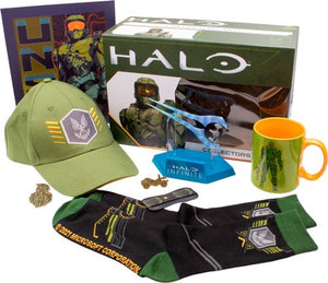 Celebrate your favorite video game and collect all of these Halo: Infinite exclusives, only in this collector's box.