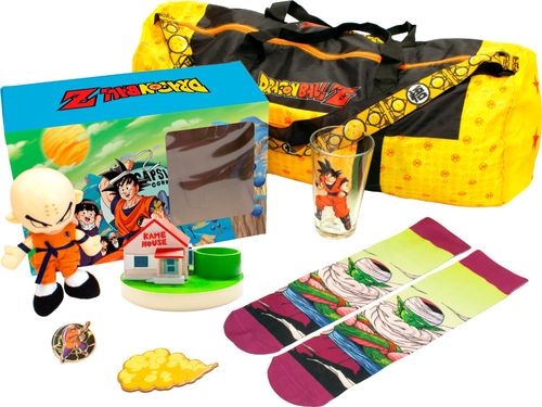 Celebrate your favorite anime and collect all of these Dragon Ball Z exclusives, only in this collector's box.