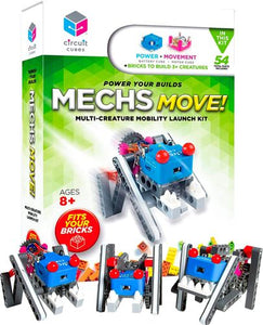 Bring your toys to life with Circuit Cubes Mechs MOVE!, the electronic building blocks that add power and movement to your creations.