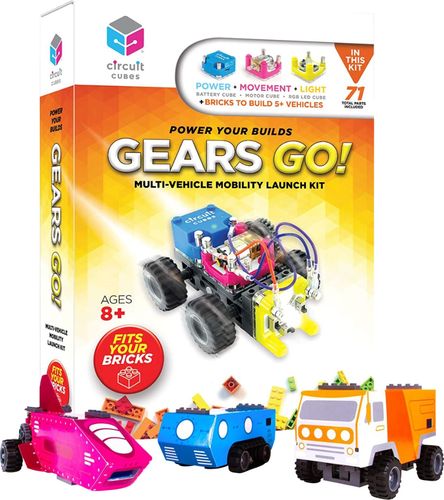 Bring your toys to life with Circuit Cubes, the electronic building blocks that add power, motion, and light to your creations.