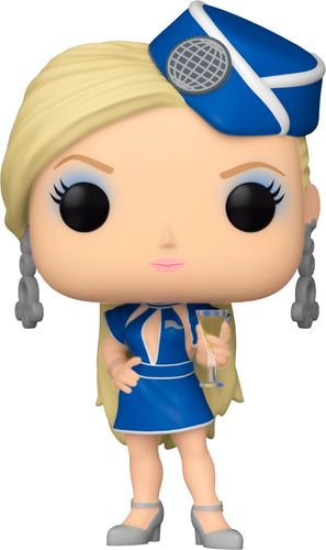 POP Rocks: Britney Spears- Stewardess, as a stylized POP vinyl from Funko! Figure stands 3 3/4 inches and comes in a window display box. Check out the other POP! Rocks figures from Funko! Collect them all!