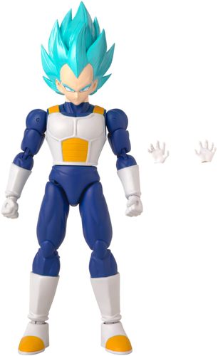 The Dragon Stars anime figure comes with two additional sets of interchangeable hands, character-specific accessories, and sleek collectible packaging making it an amazing addition to the world of Dragon Ball Super. The articulated 6.5-inch scale figure allows you to recreate your favorite character’s epic moments with 16 points of articulation. This figure is perfect for both play and display.