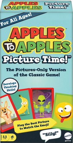 ​Younger kids can now get a taste of the classic Apples to Apples® party game with the Apples to Apples® Picture Time™ game featuring language-free cards!