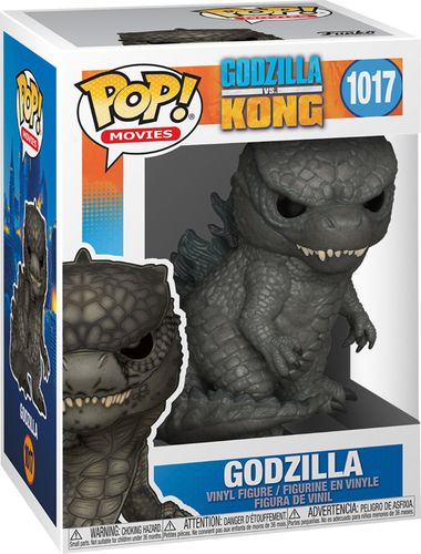 Movies Godzilla vs Kong Pop! Godzilla is taking this fight to the next level.  Which colossal creature will win the battle and take the top spot in your collection?  Vinyl figure is approximately 4.25-inches tall and comes in a window-style display box, making it an easy piece to showcase in your collection.