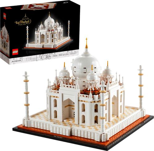 Experience the joy of recreating one of the world’s most beautiful buildings with this detailed LEGO® Architecture display model of the Taj Mahal.