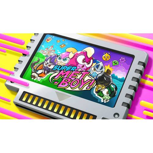 Cooperative and competitive play with up to 4 players; clear waves, and defeat bosses; buy drinks with various special effects; go on adventure as you equip chips and become stronger