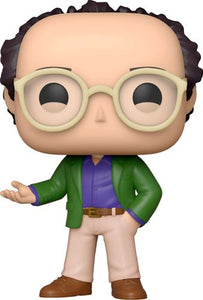 Seinfeld, one of the best ranking TV Series of all times comes to your POP TV Collection with all your favorites.  Collect George in a Vinyl Pop approximately 3.75 inches high.