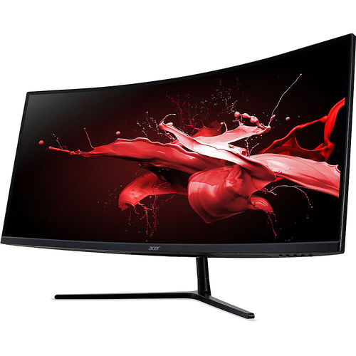 Level up your gaming experience with the EI342CKR Pbmiippx 34' 21:9 FreeSync Curved QHD VA Gaming Monitor from Acer.