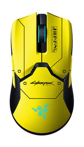 Razer Viper Ultimate Cyberpunk 2077 Wireless Optical Gaming Mouse: Optical technology; Up to 20000 dpi resolution; Chroma lighting system; RGB LED backlight; 8-button design; USB connectivity