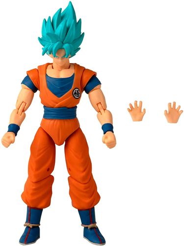 Goku AKA Kakarot is a Saiyan initially sent to take over the Earth as a child. Goku is obsessed with training and pushing his limits against any opponent, no matter how strong the opponent, making Goku Earth's greatest defender from evil. Dragon Ball Super fans can now imagine the biggest battles with the 6.5-inch Dragon Ball Super Dragon Stars figures that have over 16 points of articulation.