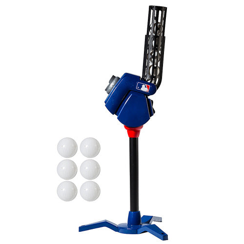 The Franklin Sports MLB 4-in-1 Pitching and Fielding Machine is the ultimate baseball training aid for any young slugger. Practice hitting or fielding all at once by adjusting the launch angle to work on the desired skill. Practice hitting soft toss or quick pitch by adjusting the height to your liking.