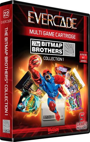 The Bitmap Brothers Collection 1 cartridge brings 5 classic games from the British 'rock star' developers to the Evercade, including: The Chaos Engine, Xenon 2: Megablast, Speedball and more!
