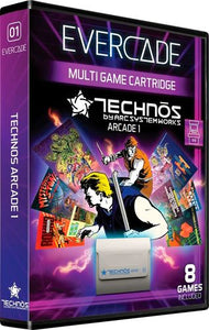 The Technos Arcade 1 cartridge features 8 classic arcade games from the Japanese arcade developer, including Double Dragon II: The Revenge, The Combatribes, Mysterious Stones: Dr John's Adventure and more!
