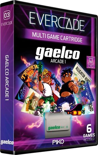 The Gaelco Arcade 1 cartridge brings 6 classic Gaelco arcade games to the Evercade, including: Alligator Hunt, World Rally, Thunder Hoop and more