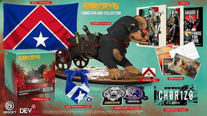 When traveling to an island paradise ruled by a ruthless tyrant, it&#8217;s wise to come prepared. Ubisoft and Final Boss Bundle are proud to present Far Cry 6: Fangs For Hire Collection, a carefully curated bundle of survival essentials for tourists and rebels in Yara.  Chorizo Statue &#8211; &#161;Cuidado! &#161;Chorizo Picante! Make way for man&#8217;s best amigo!