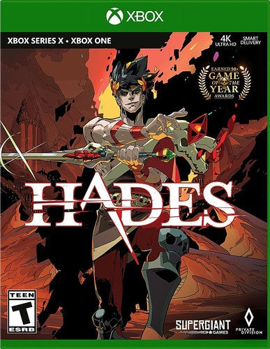 Defy the god of the dead as you hack and slash out of the Underworld in this rogue-like dungeon crawler from the creators of Bastion and Transistor. The physical edition of Hades includes a character compendium booklet and a download code for Hades Original Soundtrack.