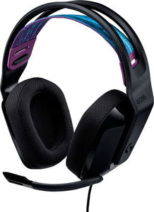 G335 Wired Gaming Headset is lightweight at only 240 g. It uses a suspension design with an adjustable headband for a customized fit. Plug in and start playing. G335 is a versatile gaming companion with multi-platform compatibility. G335 are available in multiple colors to style and play your way.