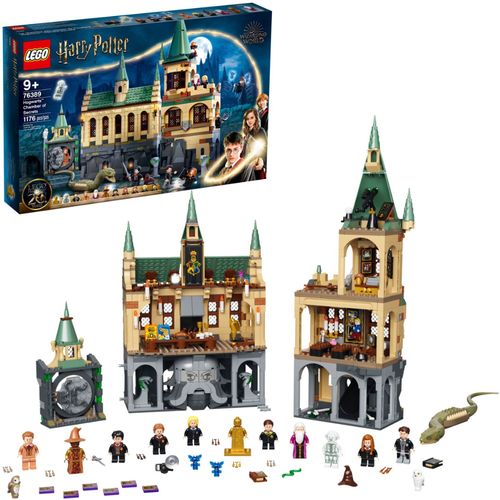 An impressive LEGO® Hogwarts™ set featuring the Chamber of Secrets and the Great Hall, with endless opportunities for imaginative play and display.