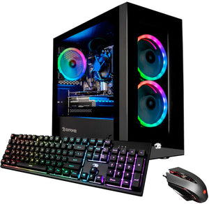 Element Mini Gaming Desktop - AMD Ryzen 5 3600 - 16GB Memory - NVIDIA RTX 2060 6GB  - 480GB SSD